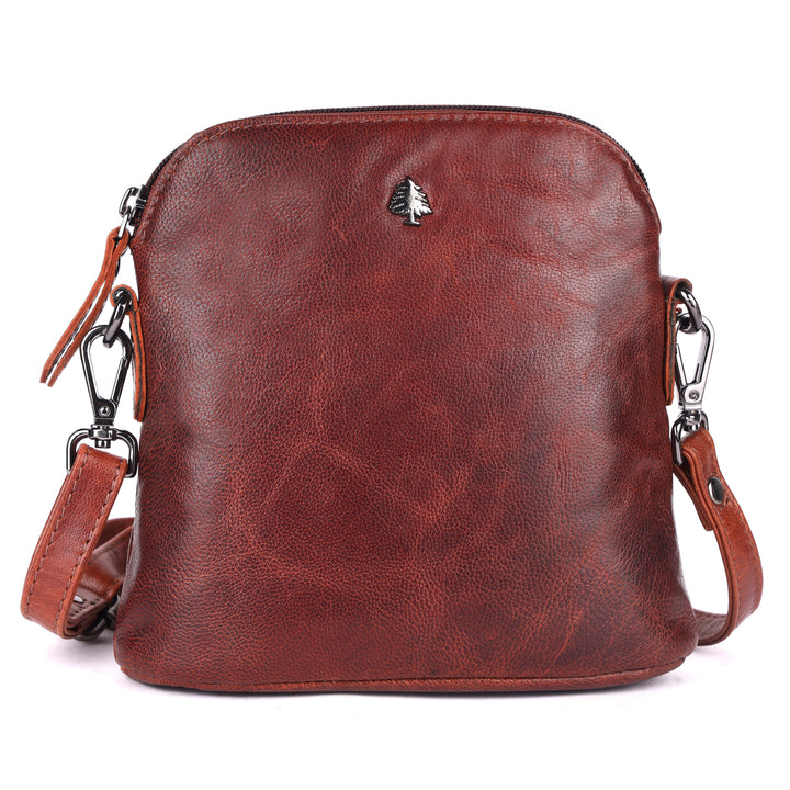 Sac à Bandoulière en Cuir Dubbo - Marron