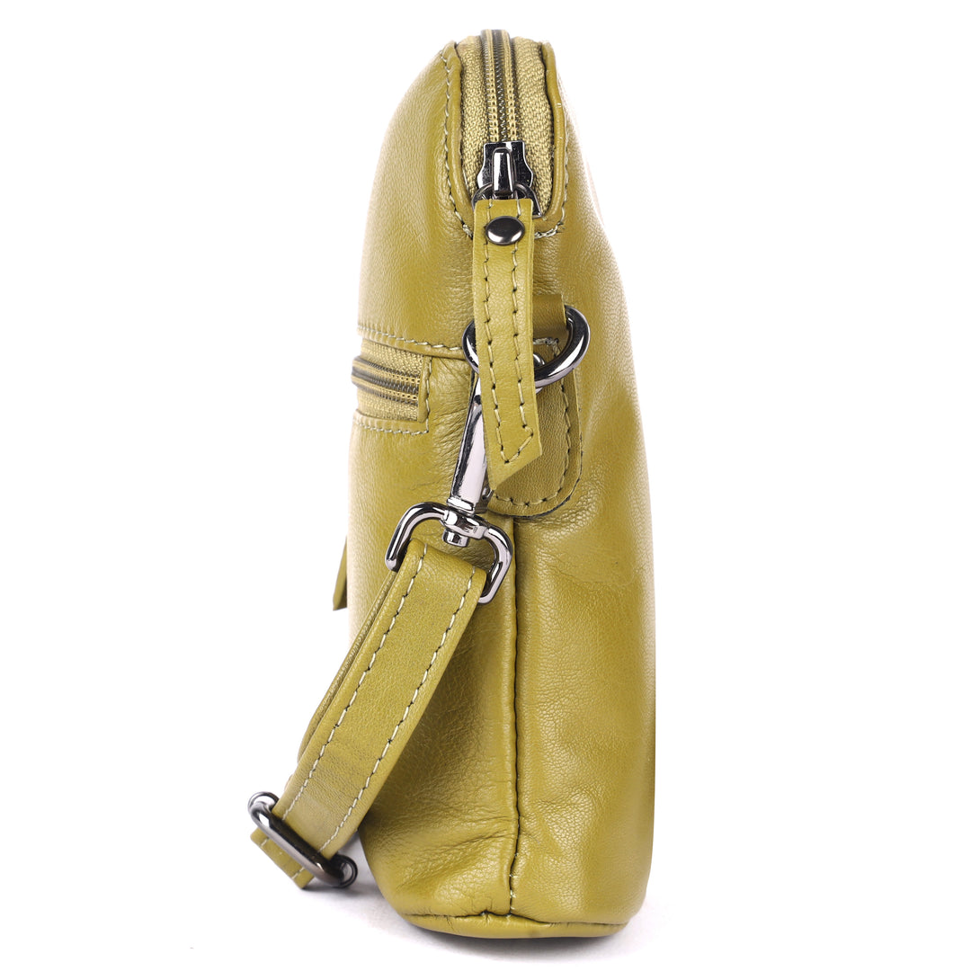 Sac à Bandoulière en Cuir Dubbo - Marron