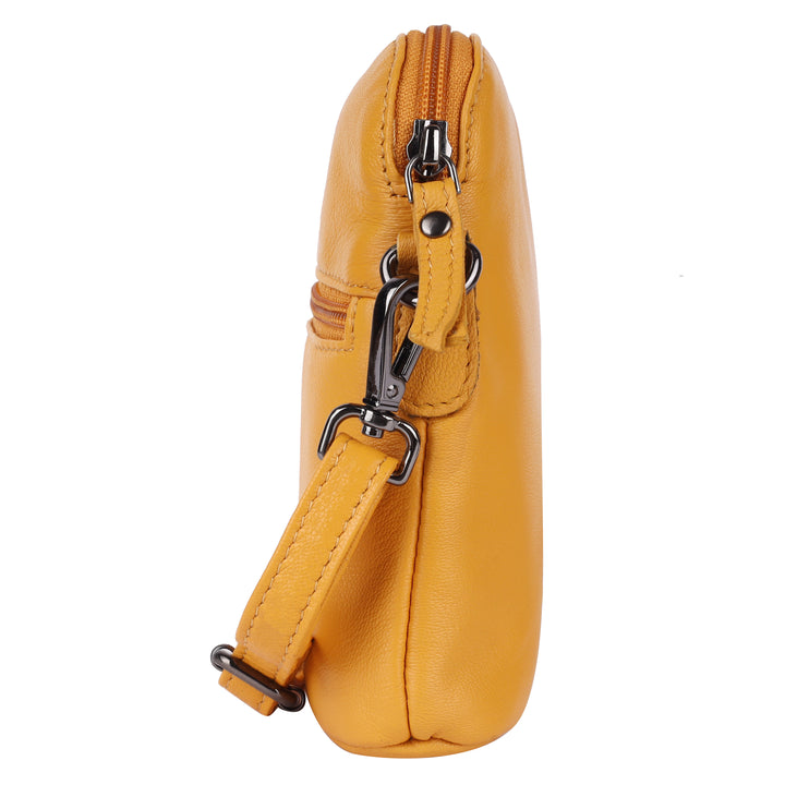 Sac à Bandoulière en Cuir Dubbo - Marron