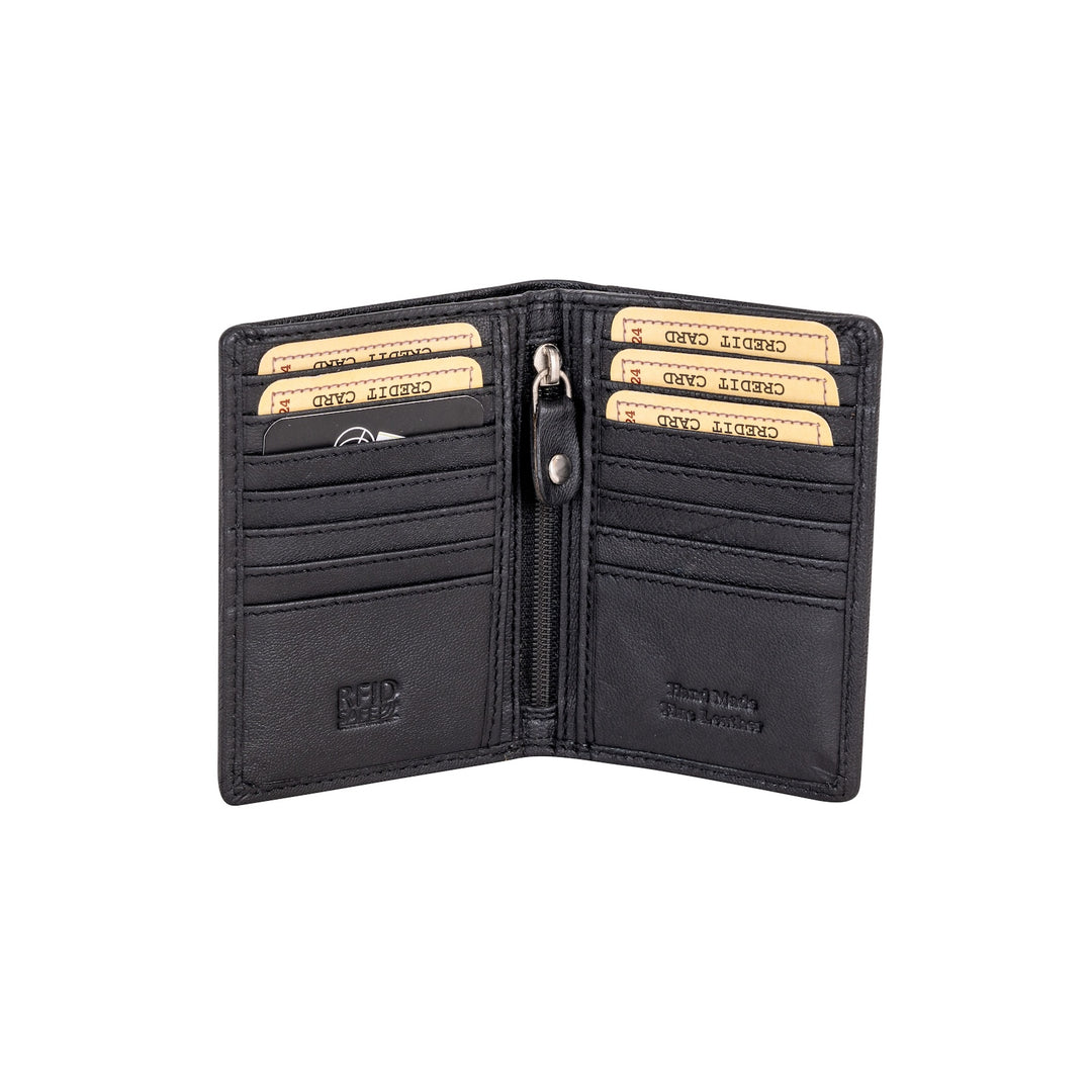 Pocket Card Holder Jamaica Black - Greenwood Leather