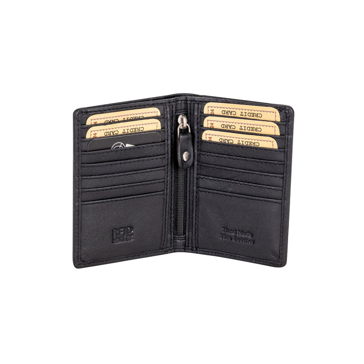 Pocket Card Holder Jamaica Black - Greenwood Leather