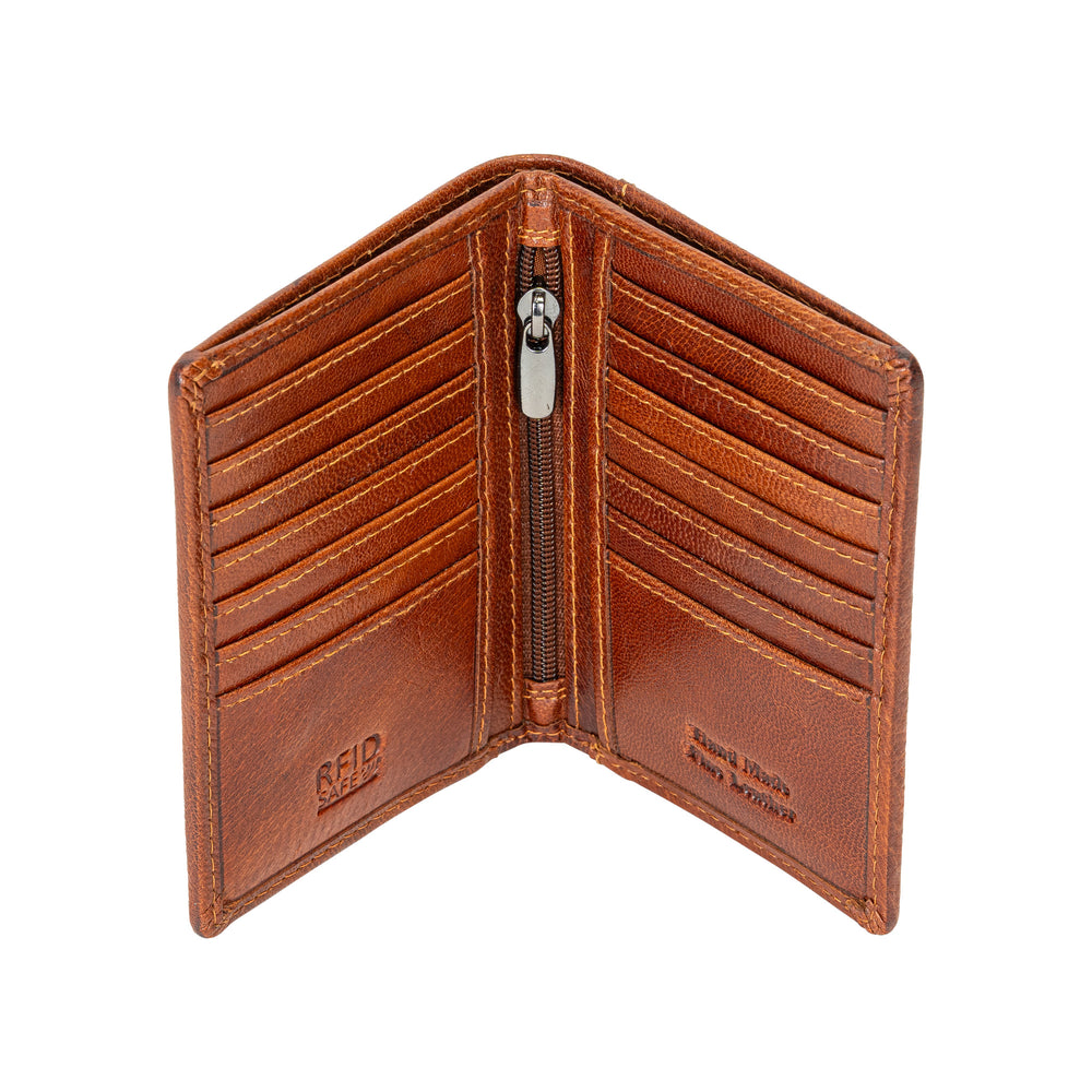 Pocket Card Holder Jamaica Camel - Greenwood Leather