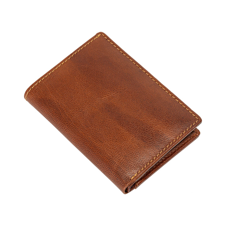 Pocket Card Holder Jamaica Camel - Greenwood Leather