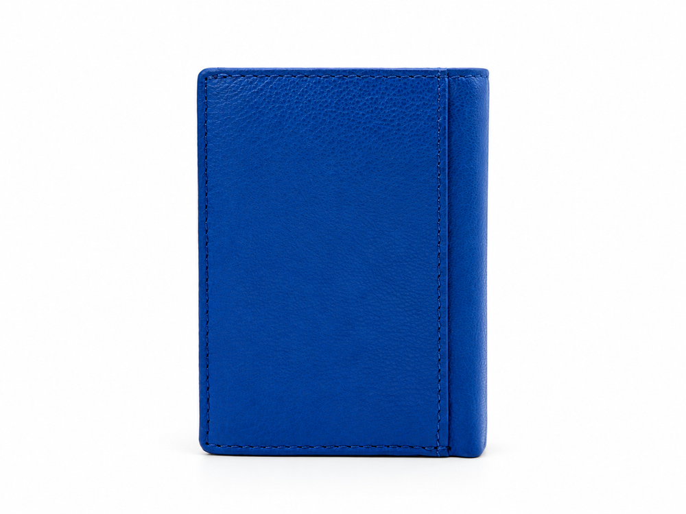 Pocket Card Holder Jamaica Royal Blue - Greenwood Leather