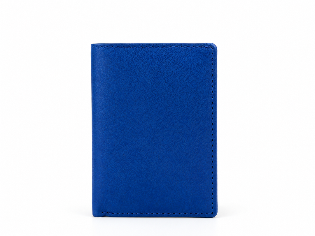 Pocket Card Holder Jamaica Royal Blue - Greenwood Leather