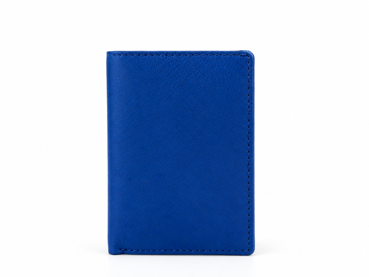 Pocket Card Holder Jamaica Royal Blue - Greenwood Leather