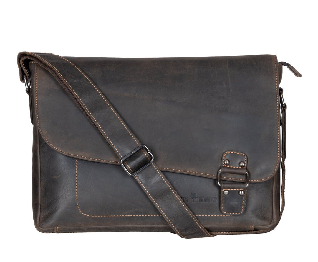 Leather Shoulder Bag - Martin Brown - Greenwood Leather