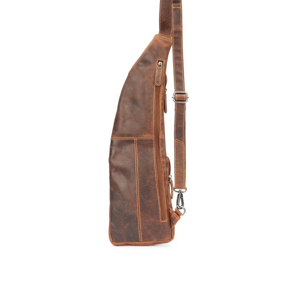 Leather Crossbody Bag Sandal - Harley - Greenwood Leather
