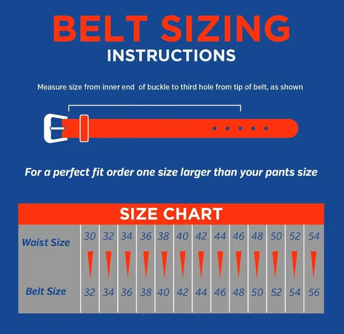 Embossed Leather Belt - With Western Style Buckle - Brown - Greenwood Leather