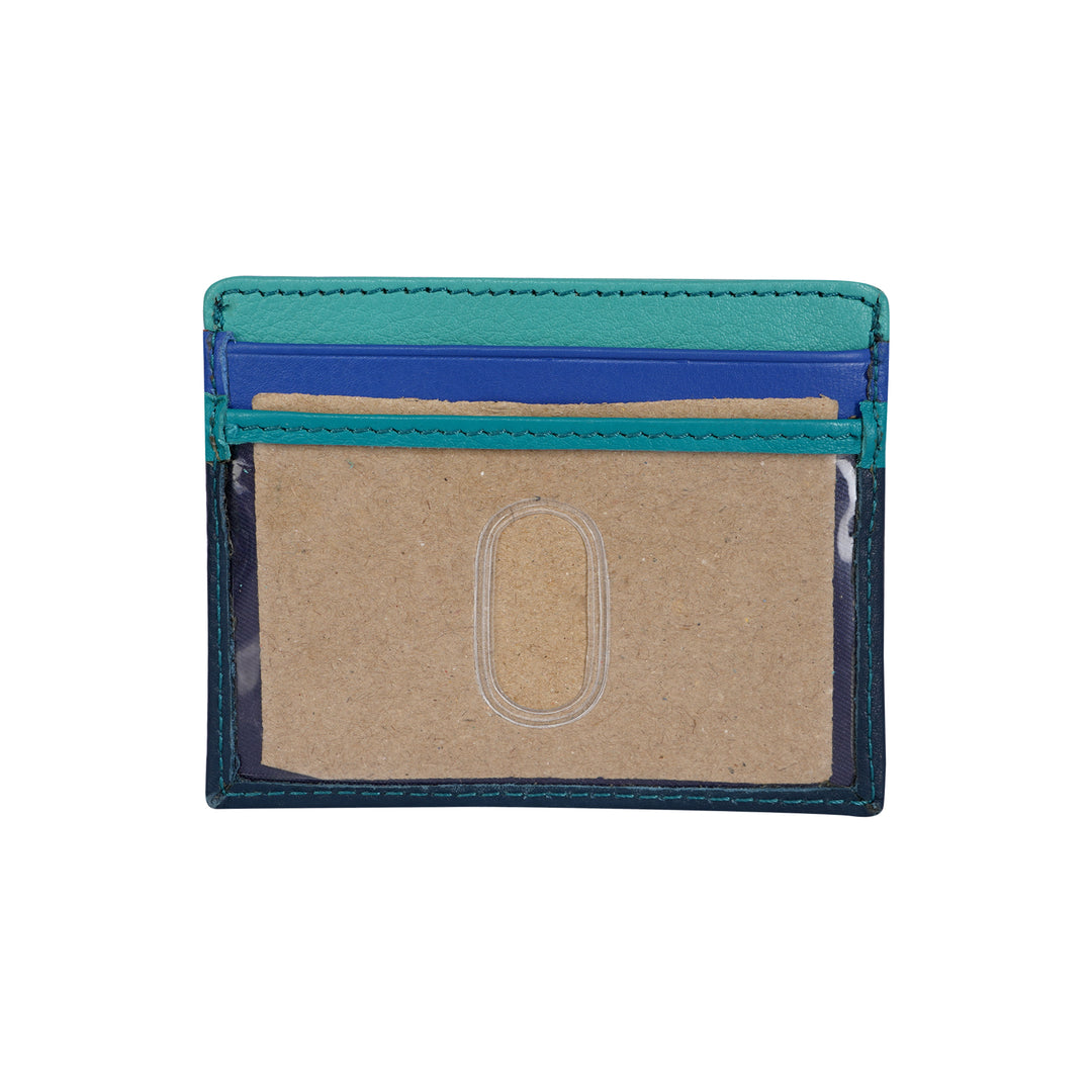 Credit Card Holder Melody Blue - Greenwood Leather