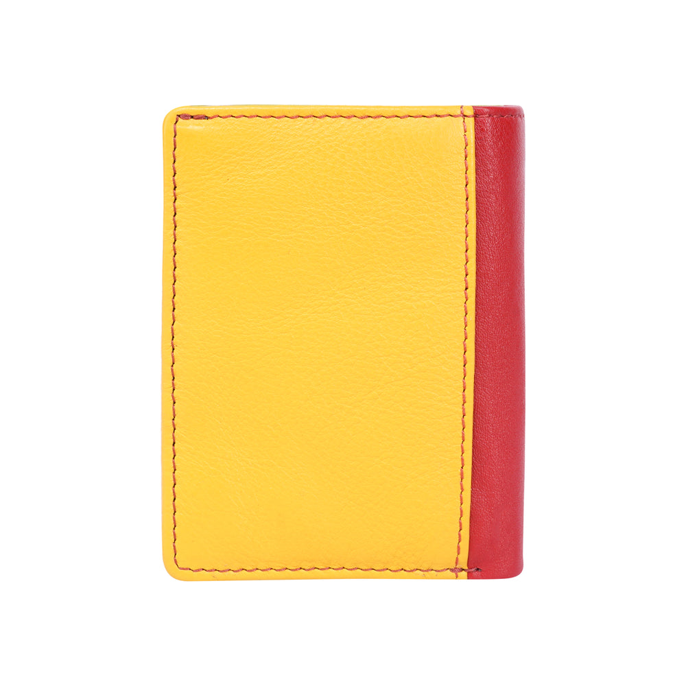 Pocket Card Holder Jamaica Red - Greenwood Leather
