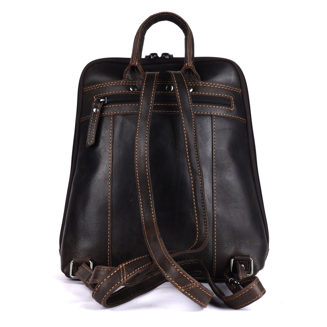 Women's Classic Leather Backpack Jenna