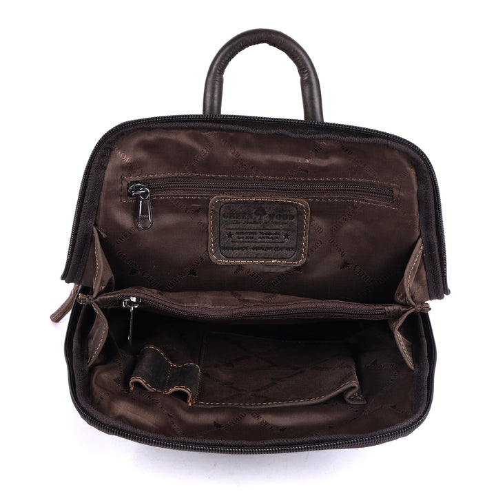Women's Classic Leather Backpack Jenna