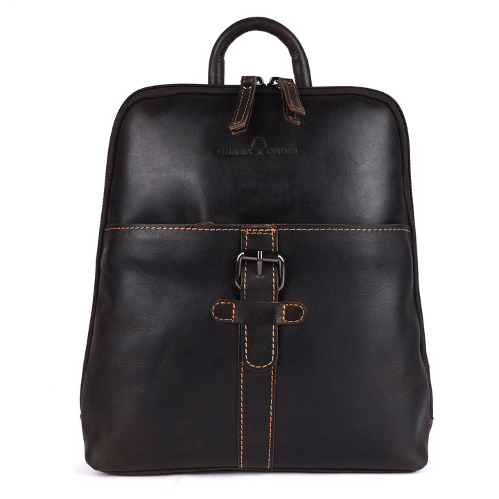 Women's Classic Leather Backpack Jenna