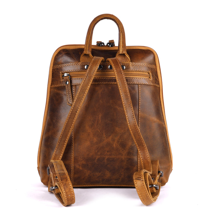 Women's Classic Leather Backpack Jenna