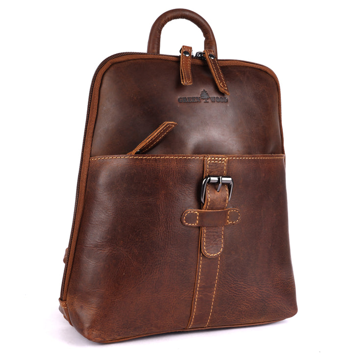 Women's Classic Leather Backpack Jenna