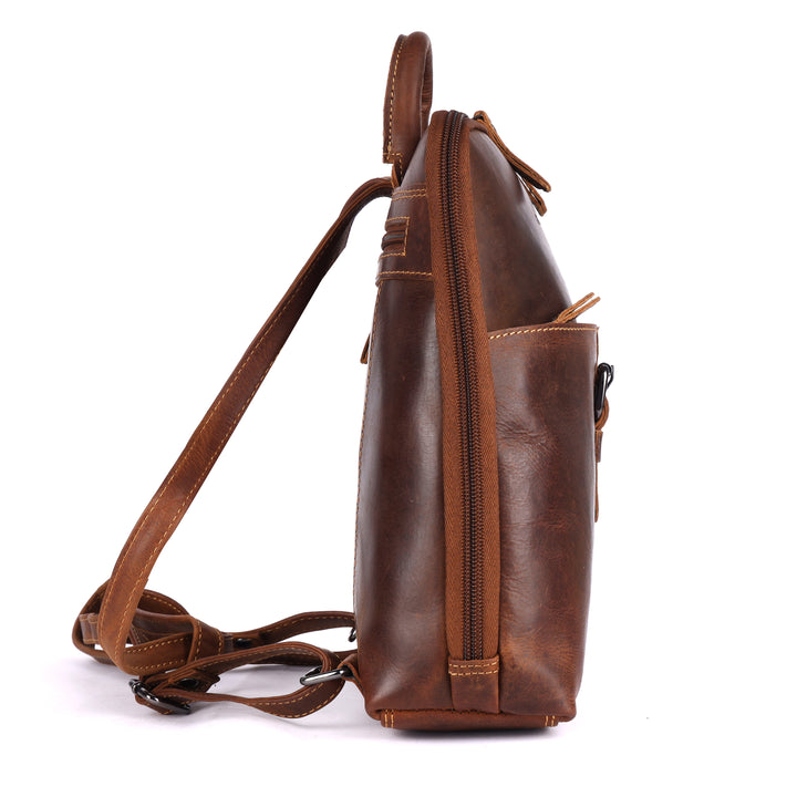 Women's Classic Leather Backpack Jenna