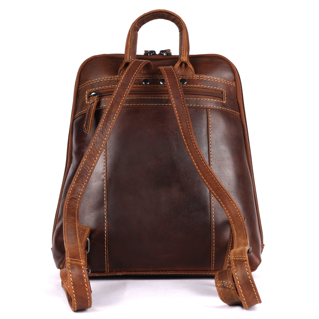 Women's Classic Leather Backpack Jenna