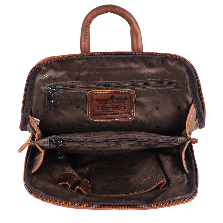 Women's Classic Leather Backpack Jenna
