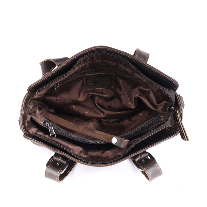 Sierra Mesa Full Grain Leather Tote Bag - Greenwood Leather