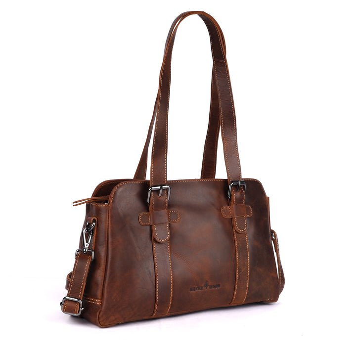 Sierra Mesa Full Grain Leather Tote Bag - Greenwood Leather