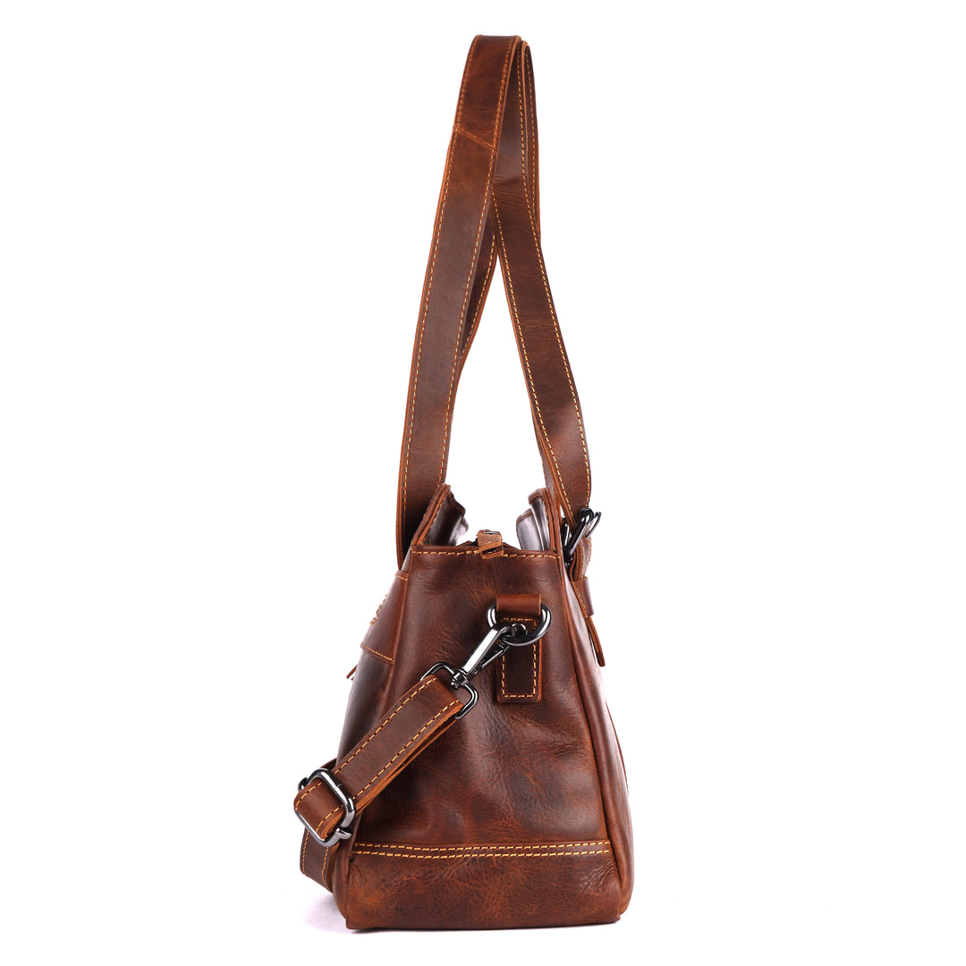 Sierra Mesa Full Grain Leather Tote Bag - Greenwood Leather