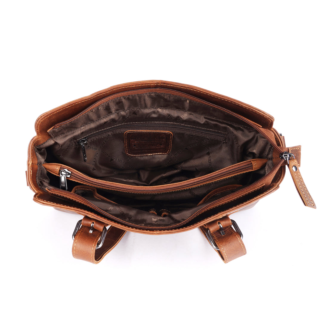 Sierra Mesa Full Grain Leather Tote Bag - Greenwood Leather