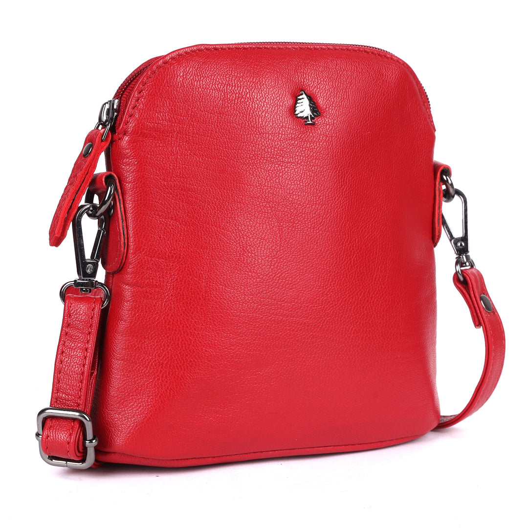 Sac à Bandoulière en Cuir Dubbo - Marron
