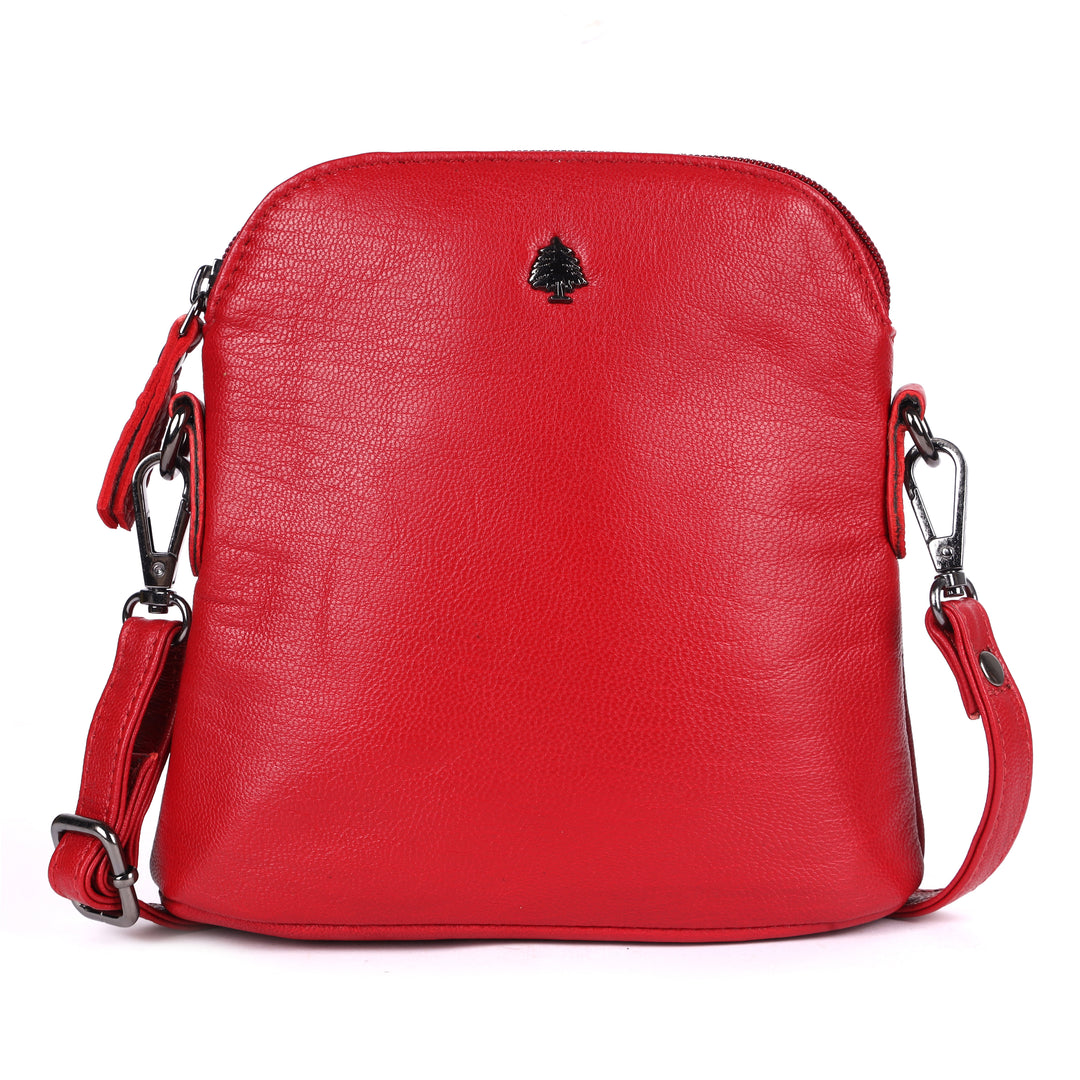 Sac à Bandoulière en Cuir Dubbo - Marron