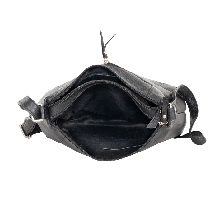 Elegant Leather Crossbody Bag Tressa – Stylish & Functional