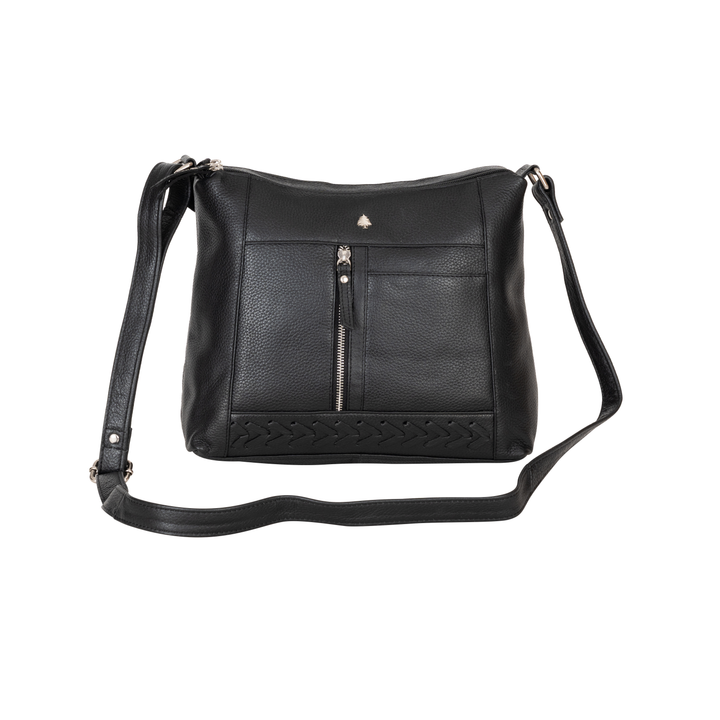 Elegant Leather Crossbody Bag Tressa – Stylish & Functional