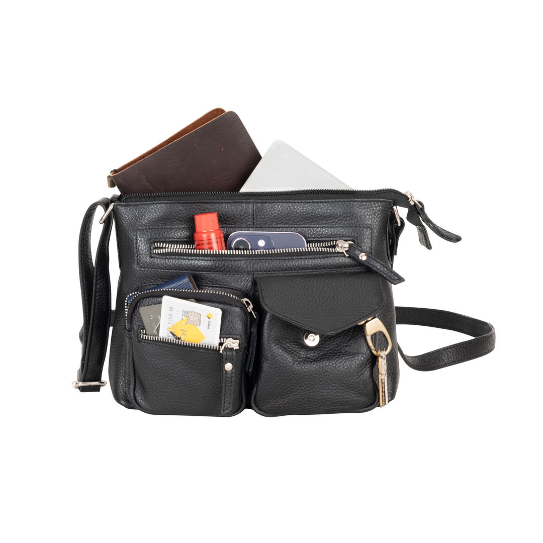 Leather Shoulder Bag - Honey