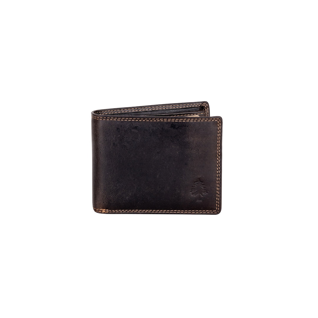 Mason RFID Leather Wallet with Coin Pocket - Greenwood Leather