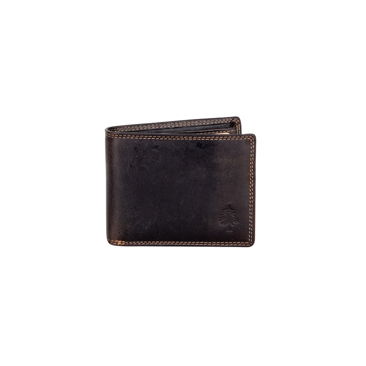 Mason RFID Leather Wallet with Coin Pocket - Greenwood Leather
