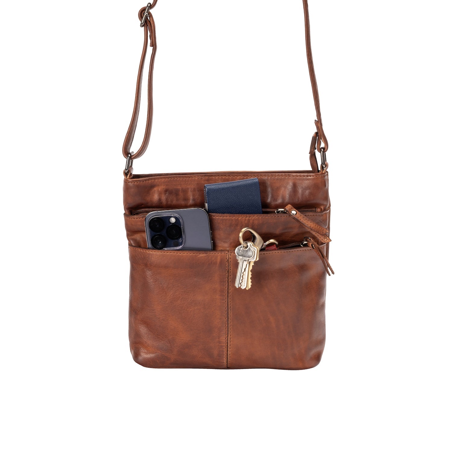 バッグ OUAT 25SS OFFICE BAG BROWN LEATHER Leather Shoulder Bag Lisa