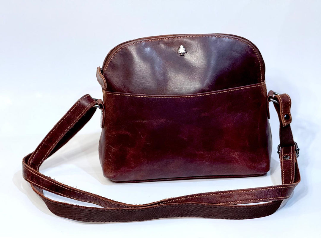 Leather Shoulder Bag - Honey - Greenwood Leather
