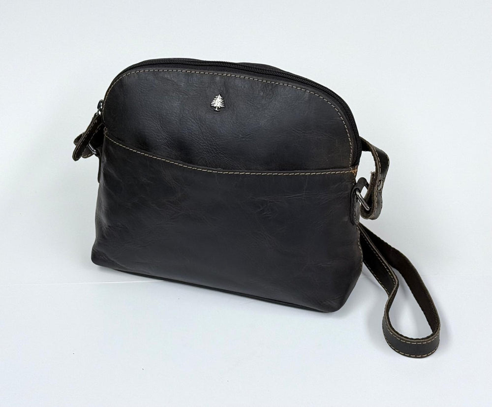 Leather Shoulder Bag - Honey - Greenwood Leather