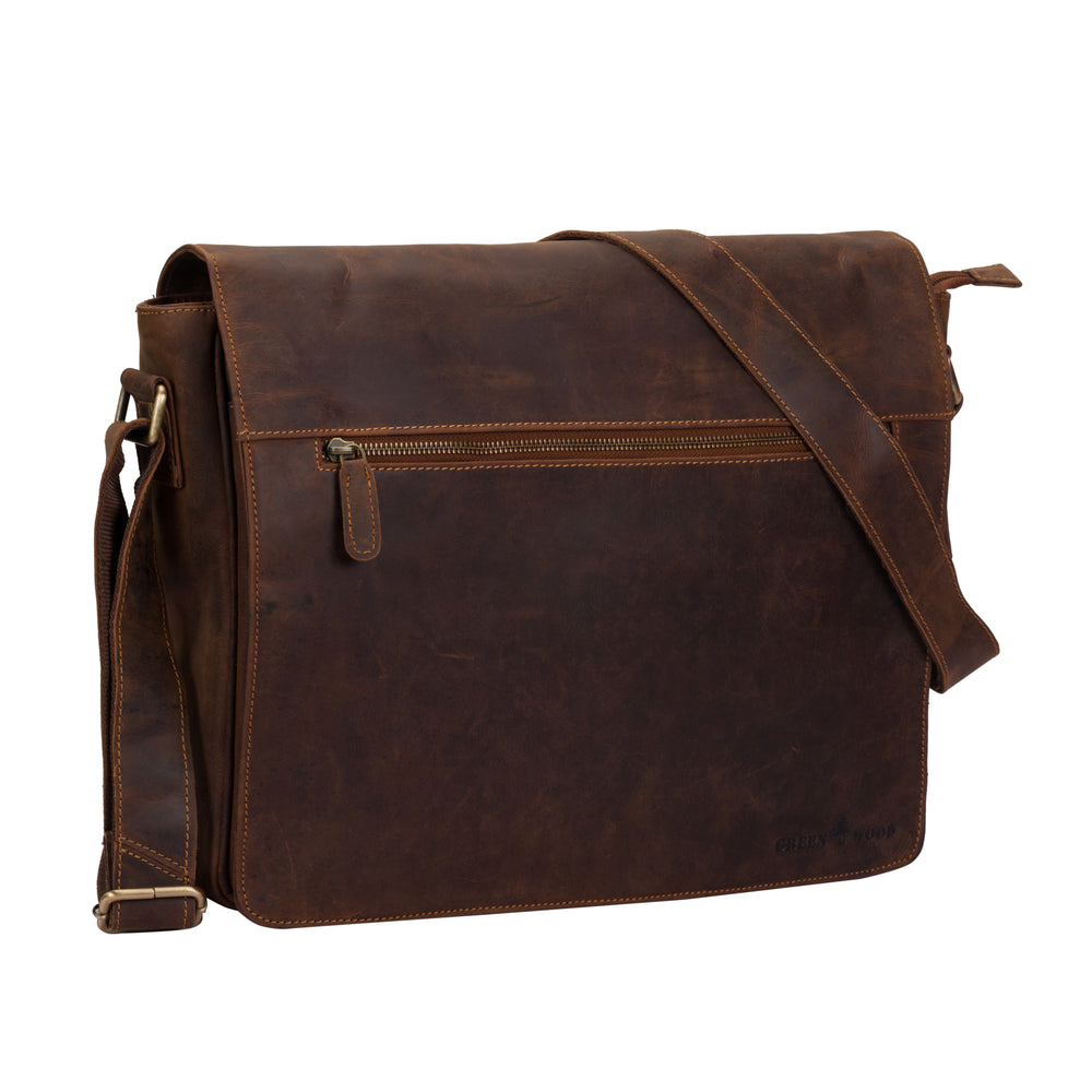 Leather Laptop Bag Richard Sandal - Greenwood Leather