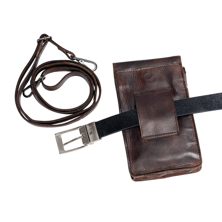 Leather Shoulder Bag Ivy Brown - Greenwood Leather