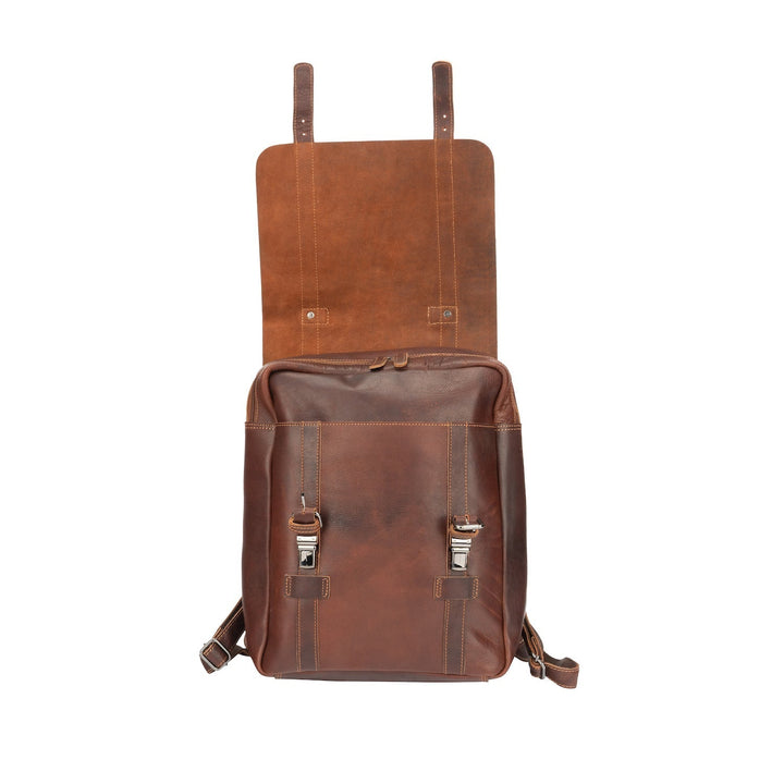 Leather Laptop Backpack Melbourne Sandal - Greenwood Leather