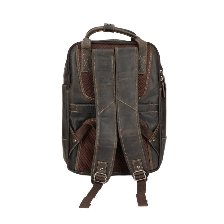Leather Backpack Yukon - Brown - Greenwood Leather