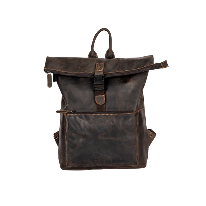 Leather Backpack Oscar - Brown - Greenwood Leather