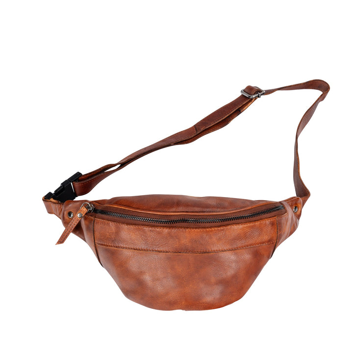 Leather Bum Bag Oregon - Cognac - Greenwood Leather