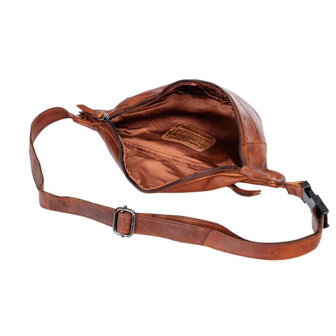 Leather Bum Bag Oregon - Cognac - Greenwood Leather