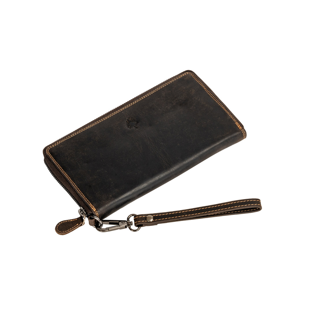 Leather Wallet GW2282 Brown - Greenwood Leather