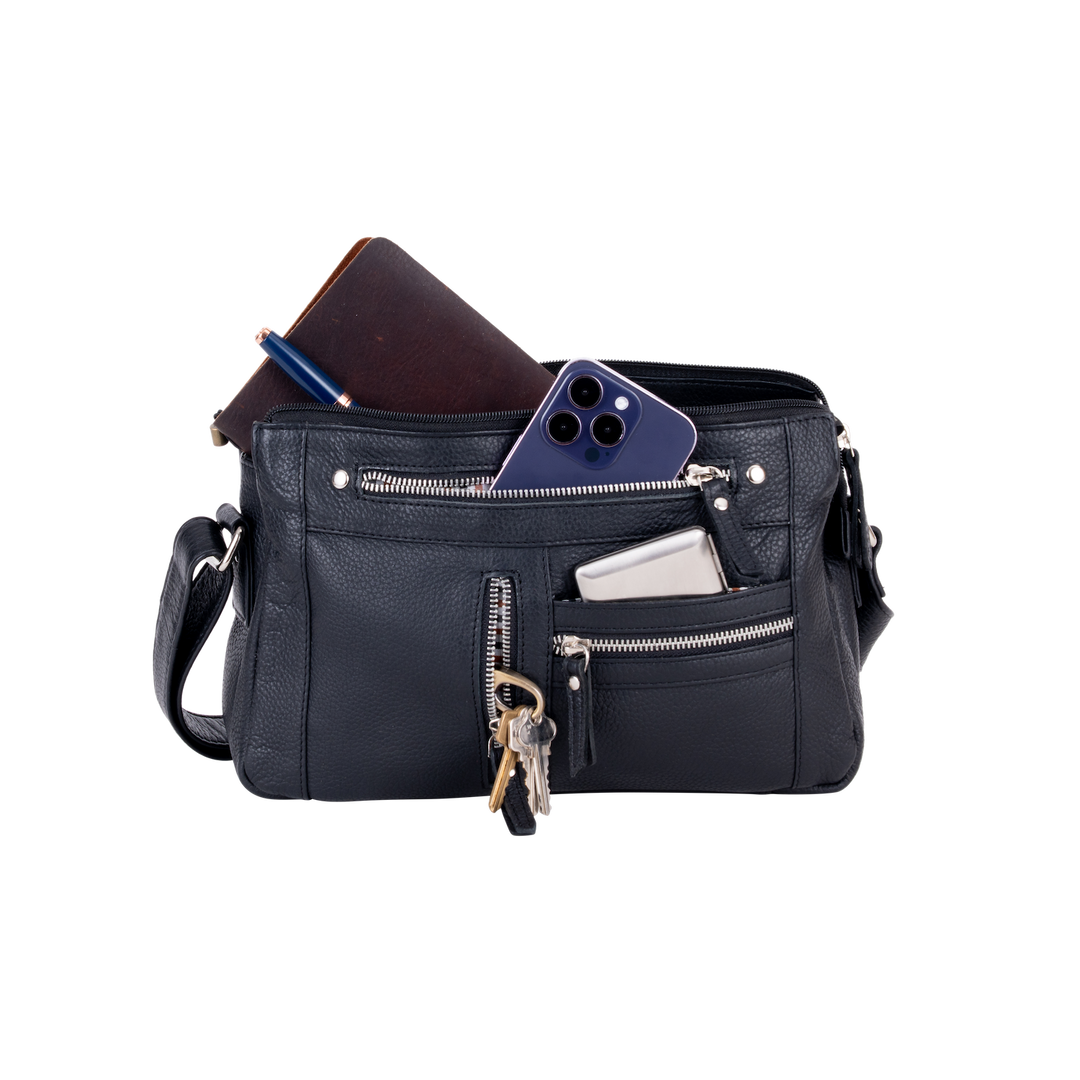 Leather Crossbody Bag Vanessa – Stylish, Functional & Timeless - Greenwood Leather