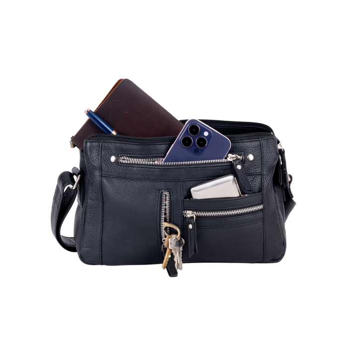 Leather Crossbody Bag Vanessa – Stylish, Functional & Timeless - Greenwood Leather