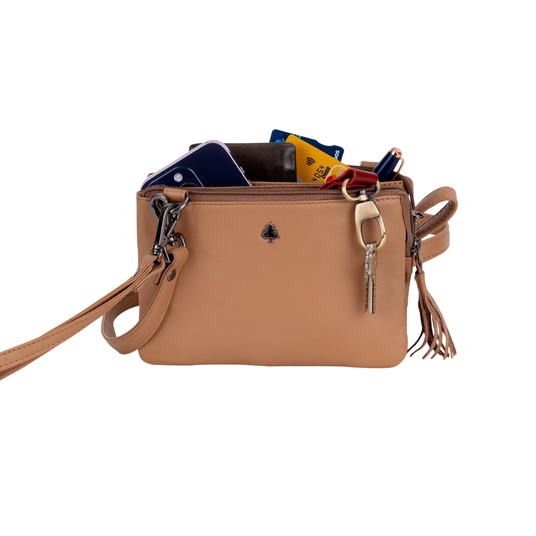 Leather Shoulder Bag Ruby - Greenwood Leather