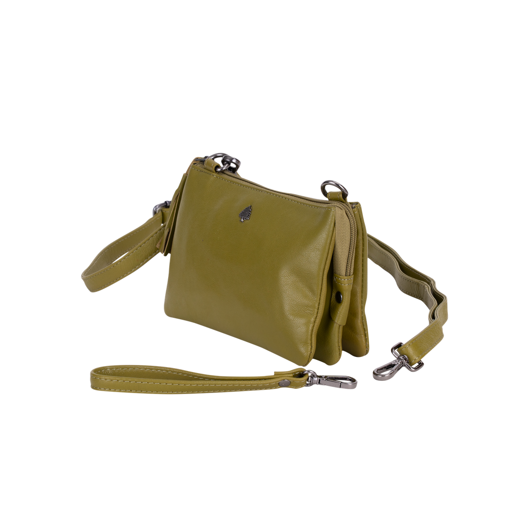 Leather Shoulder Bag Ruby - Greenwood Leather
