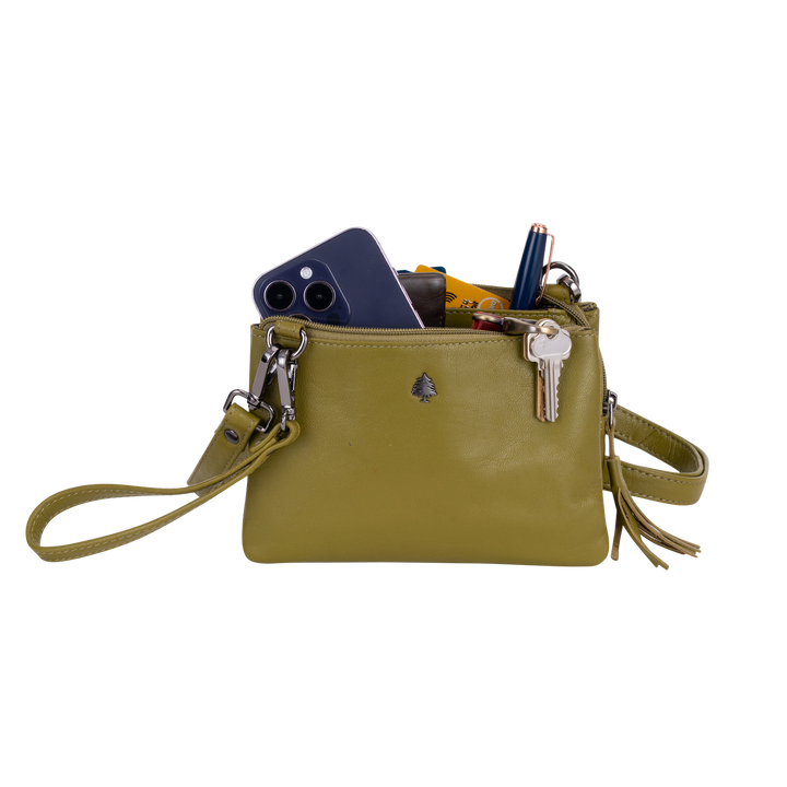 Leather Shoulder Bag Ruby - Greenwood Leather